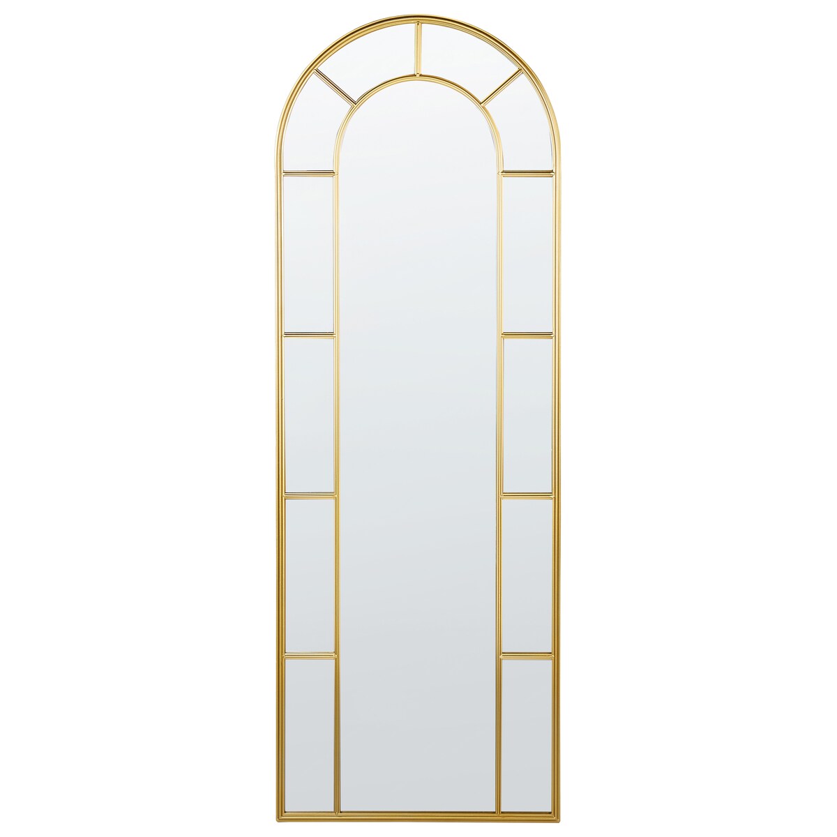 Lustro ścienne CROSSES 60 cm 170 cm Metal Złoty
