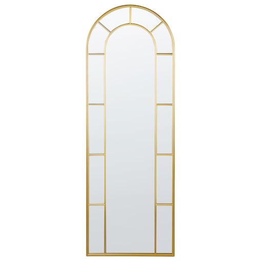 Lustro ścienne CROSSES 60 cm 170 cm Metal Złoty