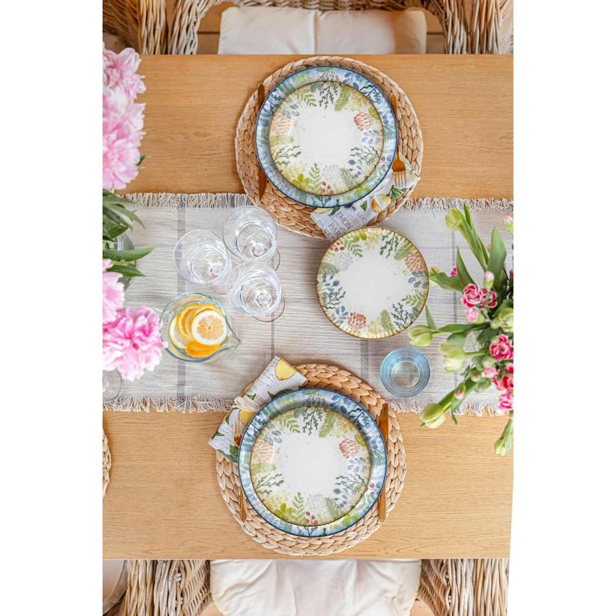 Talerz płytki 20,5 cm Daisy Watercolor LU56 (9144)