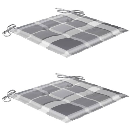 vidaXL Składane krzesła ogrodowe z poduszkami, 2 szt., drewno akacjowe