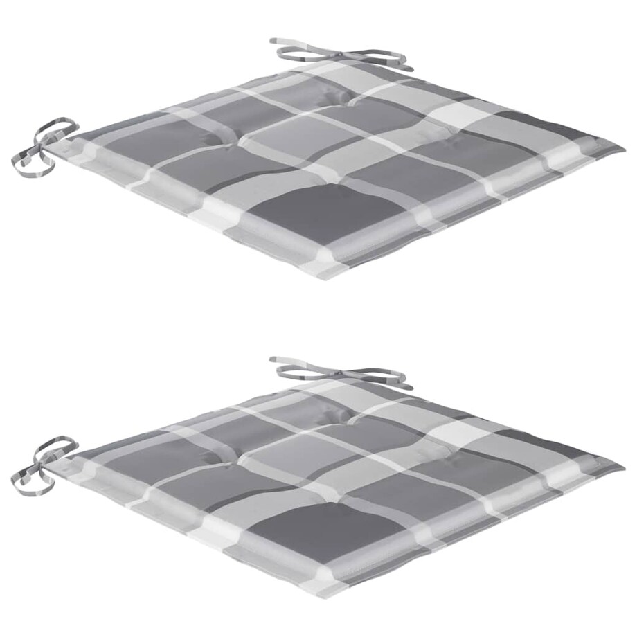 vidaXL Składane krzesła ogrodowe z poduszkami, 2 szt., drewno akacjowe