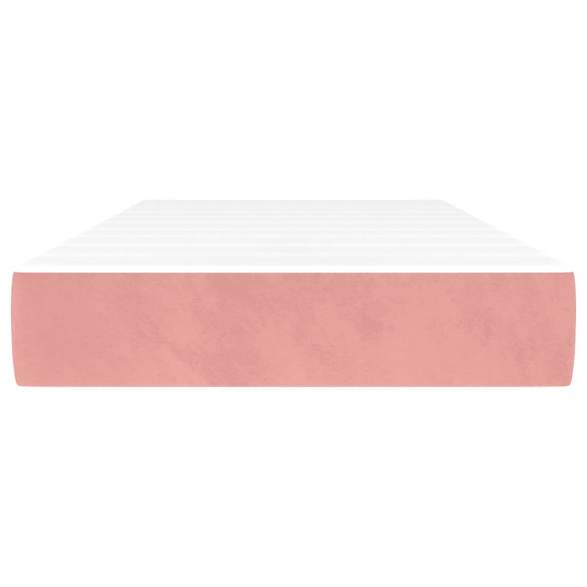 vidaXL Materac kieszeniowy, różowy, 120x190x20 cm, tkanina
