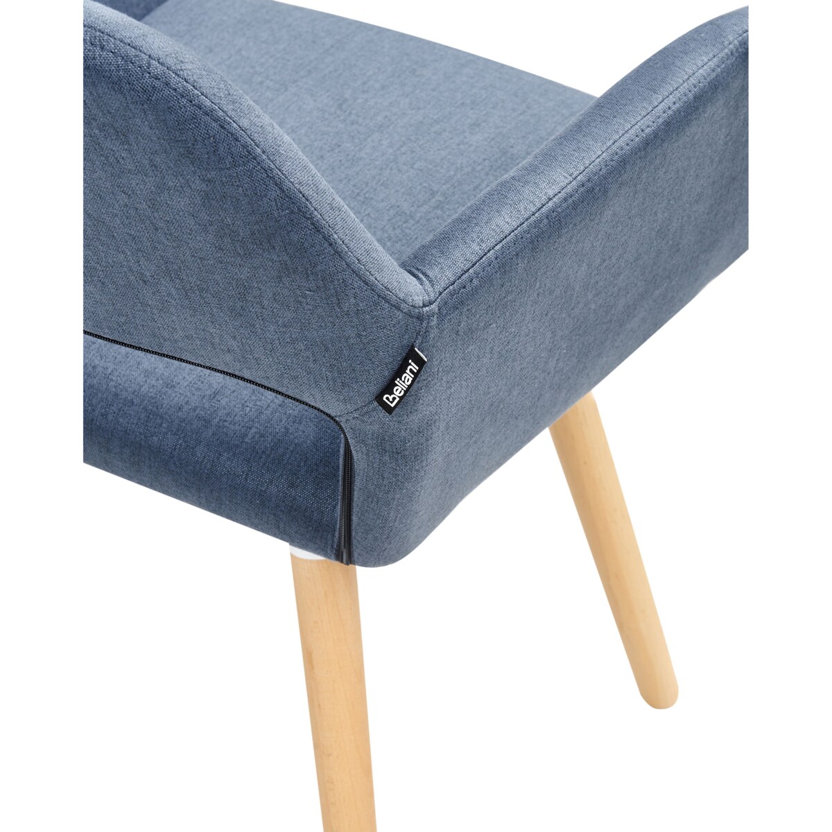 Zestaw 2 krzeseł do jadalni CHICAGO Granatowy