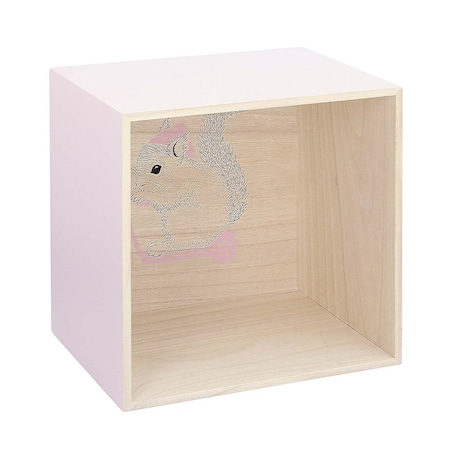 Półka Box pink 31cm, 31x24x31cm