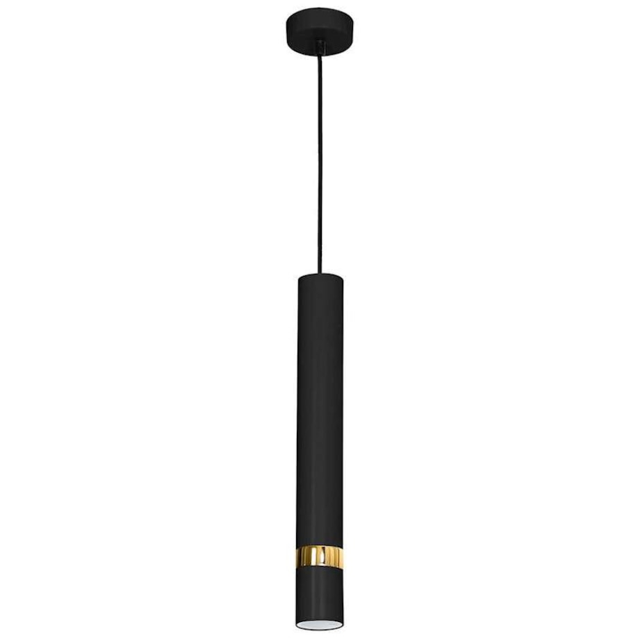 Lampa wisząca JOKER MLP6079 Milagro metalowa OPRAWA zwis tuba czarna złota
