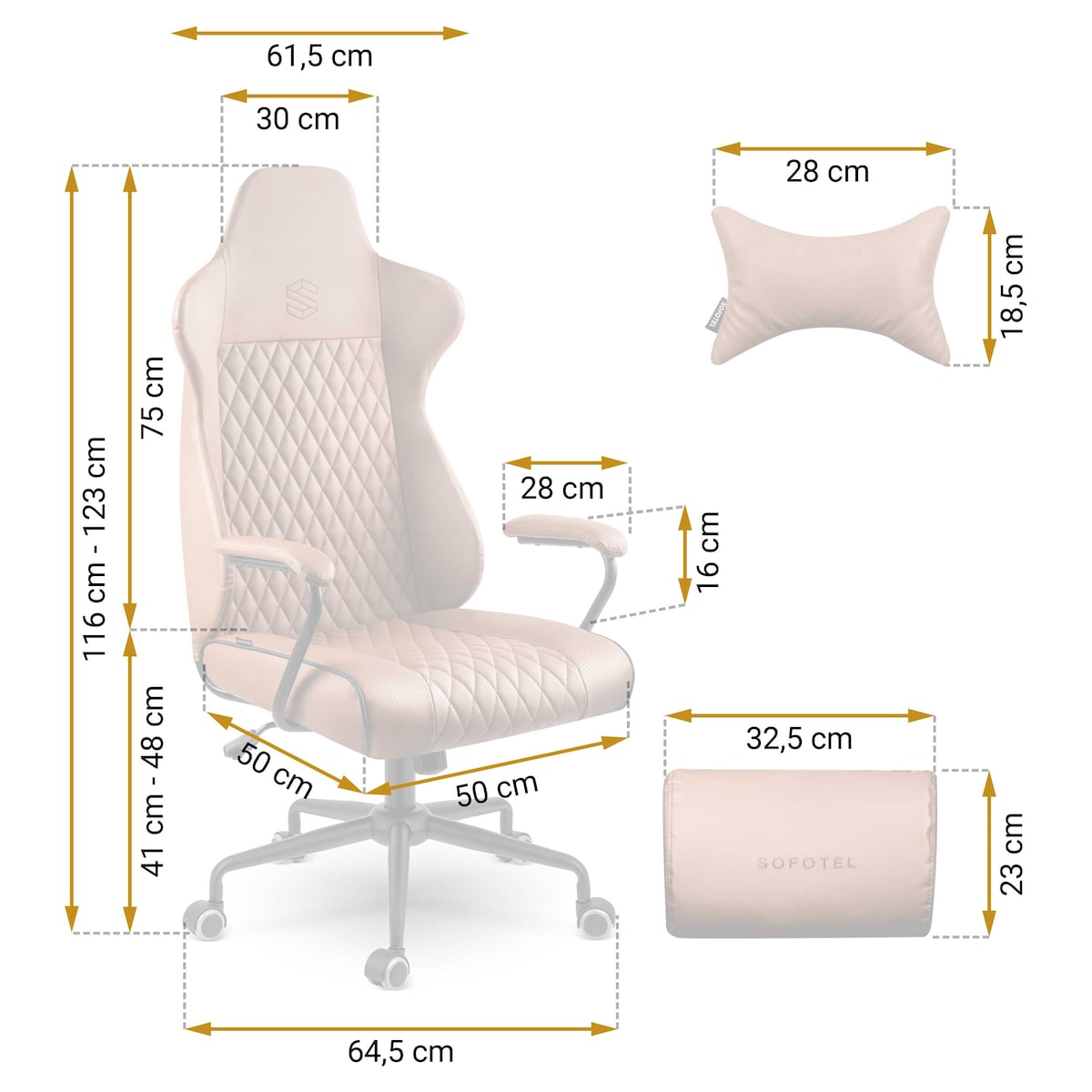 Fotel biurowy obrotowy krzesło biurowe Sofotel Werona