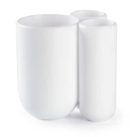 Kubek na szczoteczki do zębów biały Touch, Umbra