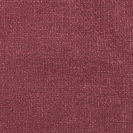 vidaXL Ławka, winna czerwień, 100x75x76 cm, obita tkaniną