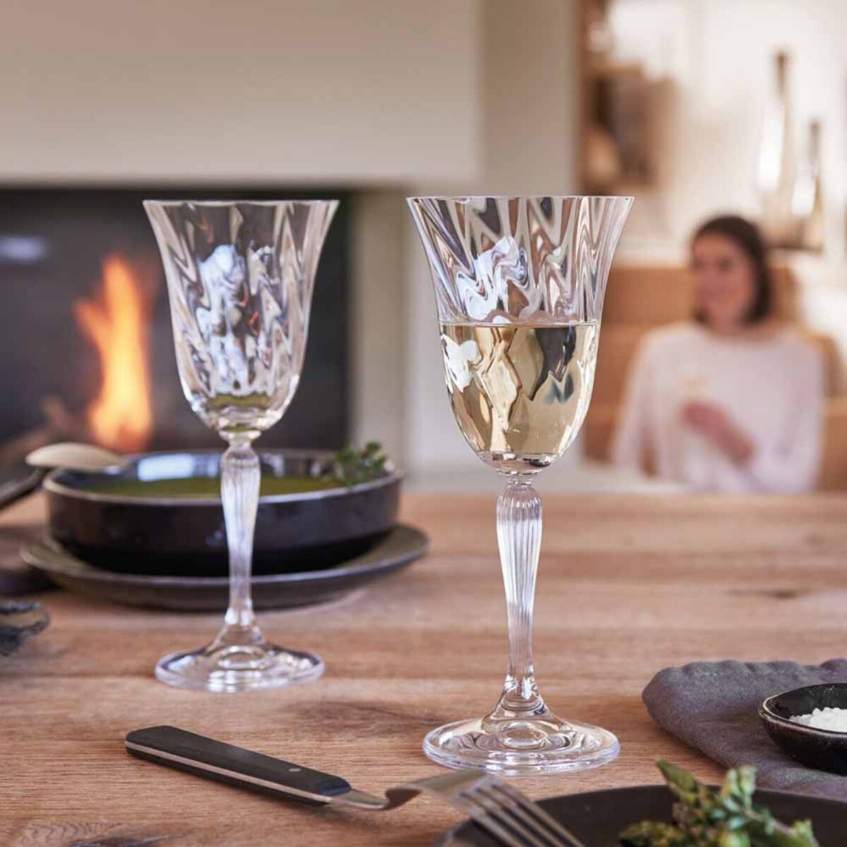 Zestaw 6 kieliszków białe wino 200ml VOLTERRA