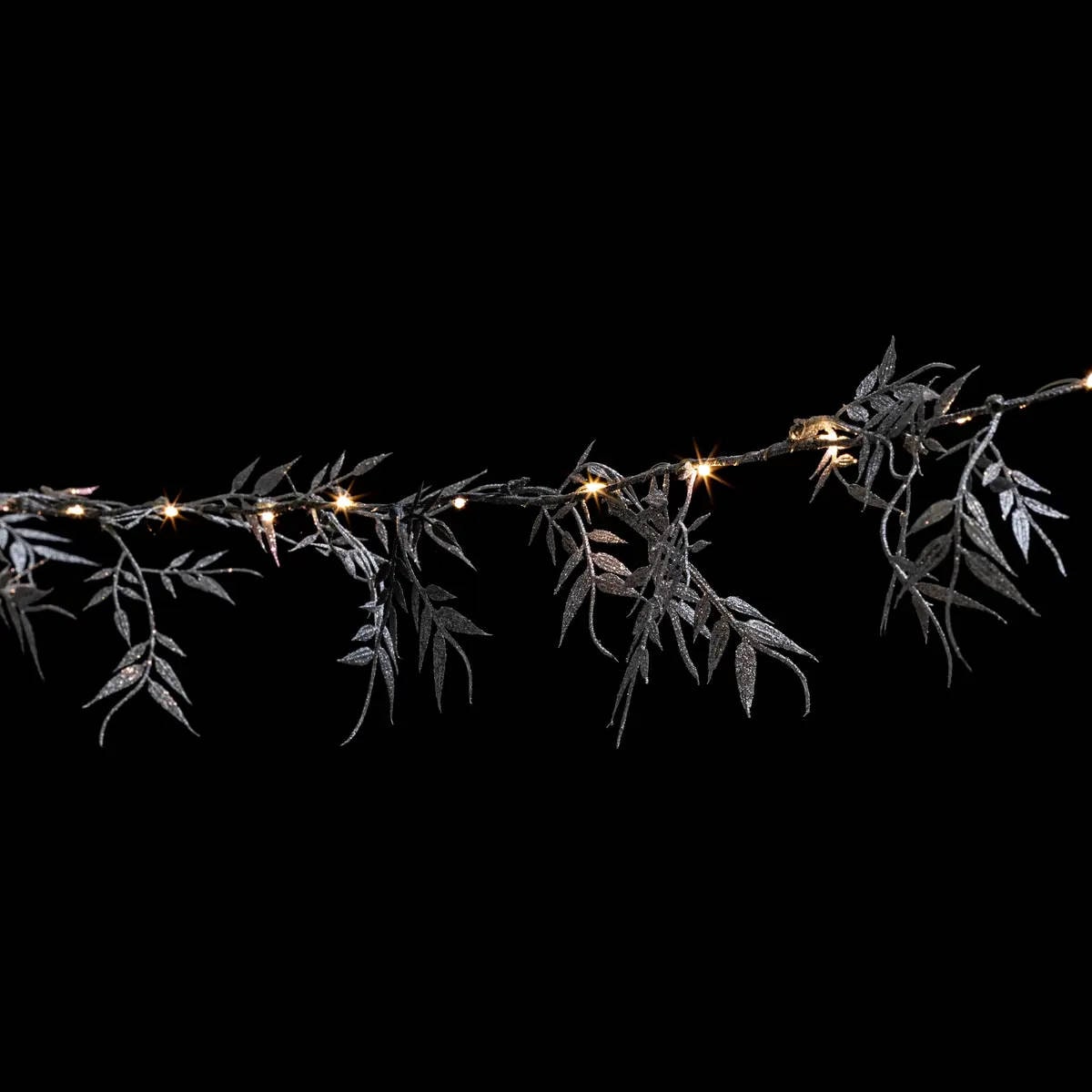 Girlanda świetlna wewnętrzna z roślinnym motywem, 25 LED