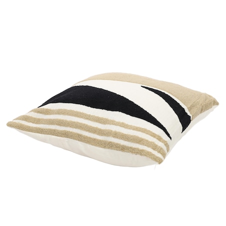 Ozdobna poduszka w geometryczny wzór, 45 x 45 cm