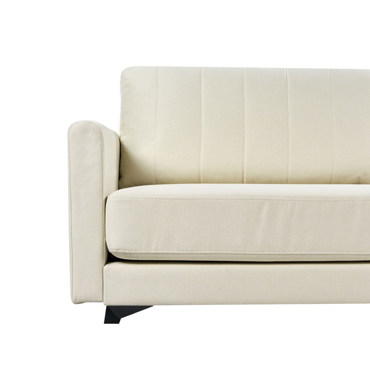 Sofa 3-osobowa jasnobeżowa MALA