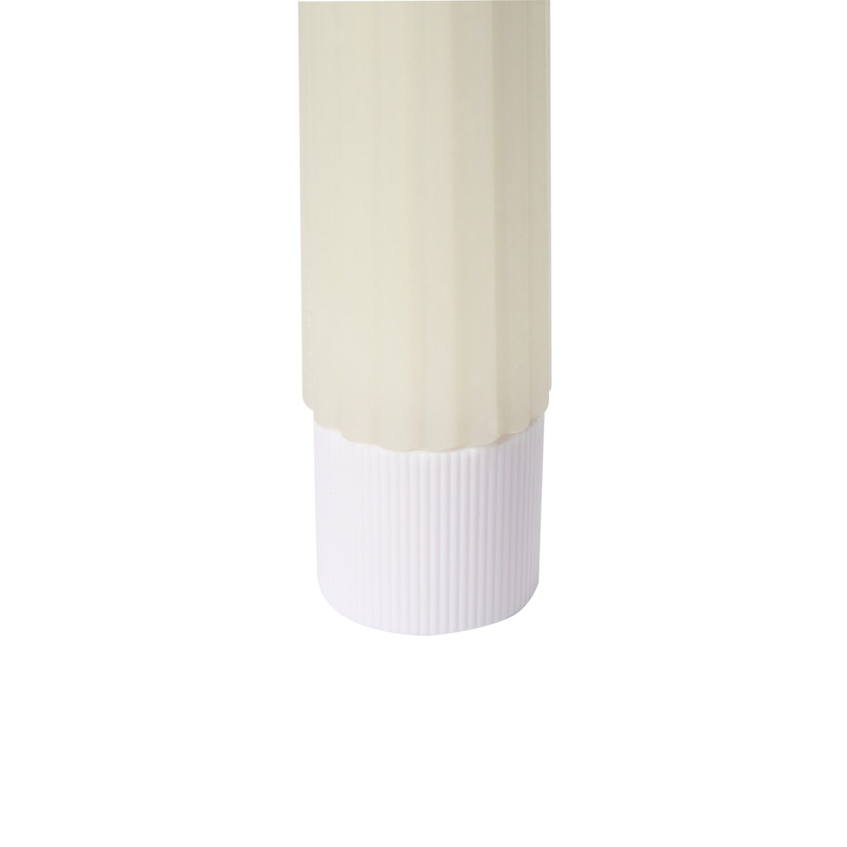 Zestaw 6 świec LED SAPHIR 24 cm Złamana biel