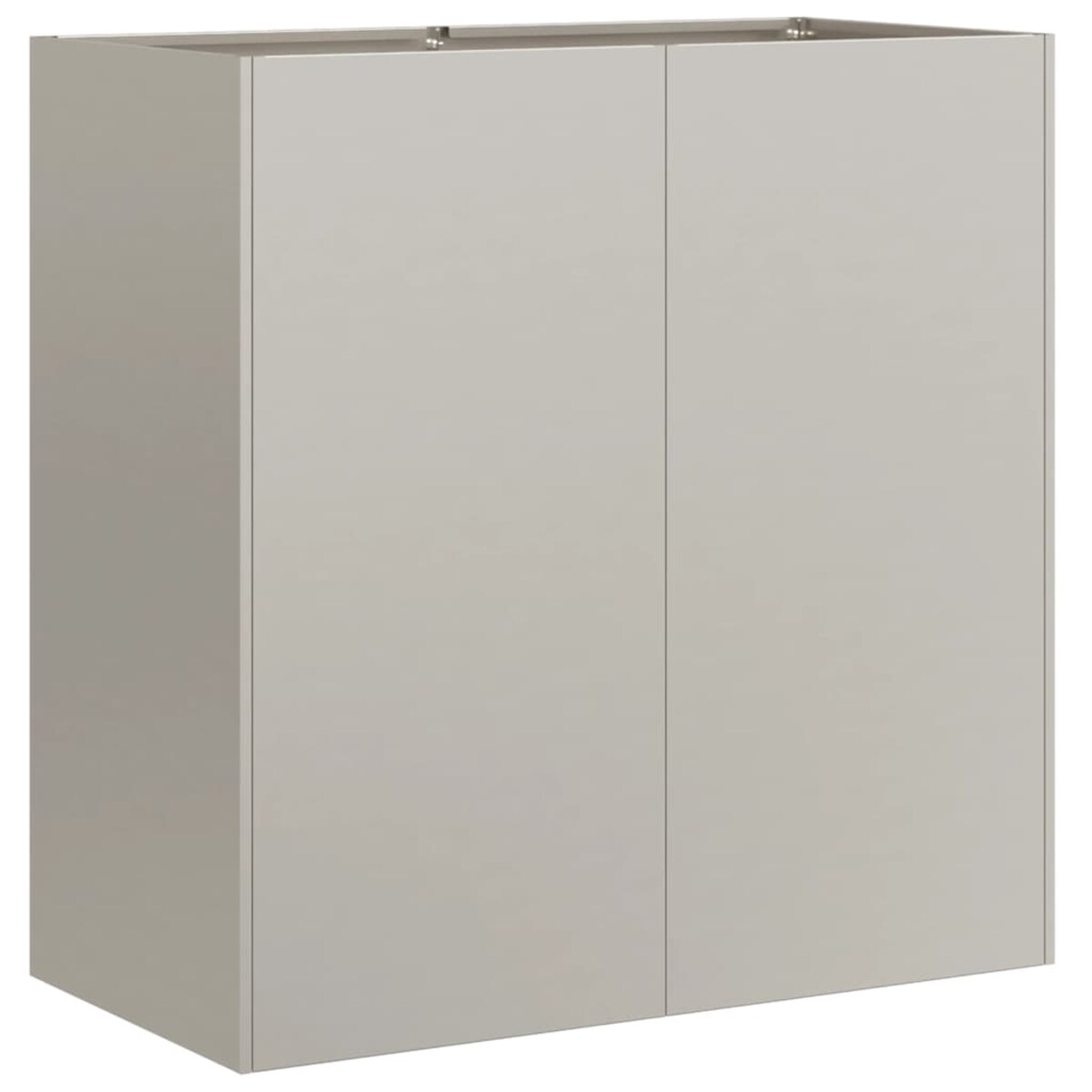 vidaXL Doniczka Rusty 80x40x80 cm Stal nierdzewna