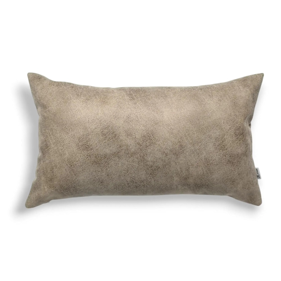 Beżowy zestaw poduszek dekoracyjnych Sawanna i Ronda - efekt skóry