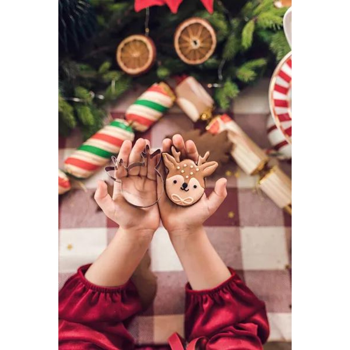 Wykrawacze do ciastek Merry Christmas, srebrny