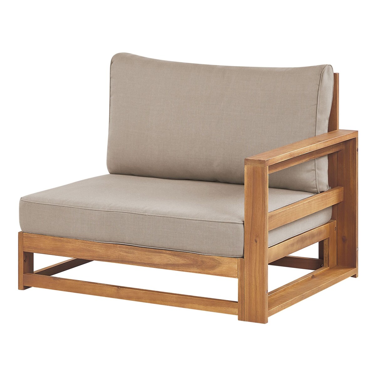 Sofa ogrodowa z-certyfikowanego-drewna-akacjowego 3-osobowa jasna TIMOR II