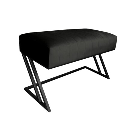 Ławka ROZALIA MG VELVET czarna