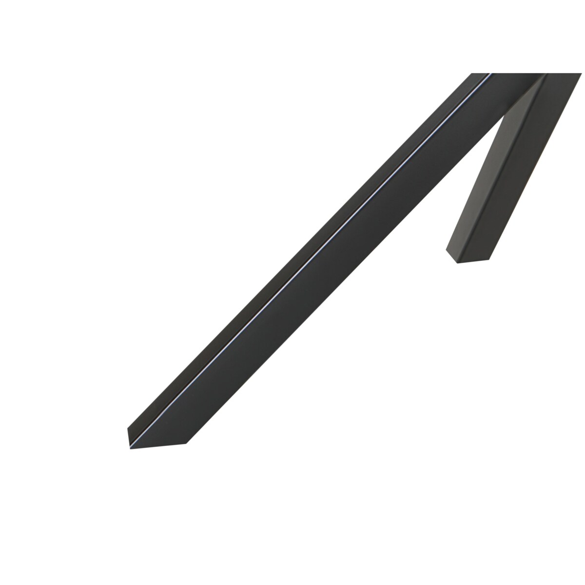 Stół do jadalni MESTON Czarny 120 cm Szkło hartowane