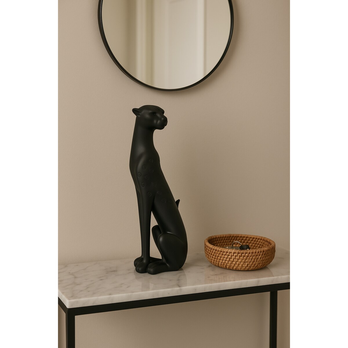 FIGURKA DEKORACYJNA CHESTER SIEDZĄCY