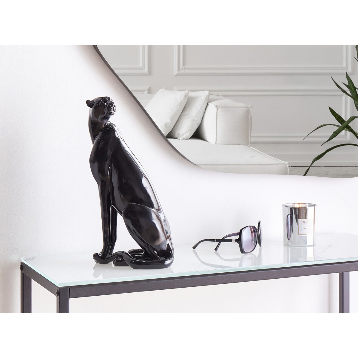 Figurka dekoracyjna BROYE Żywica syntetyczna Nowoczesny Czarny