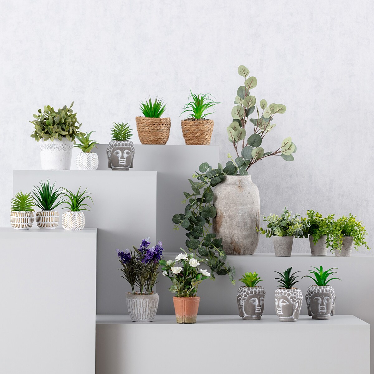 Dekoracja Aloes I 14cm, 8 x 8 x 14 cm