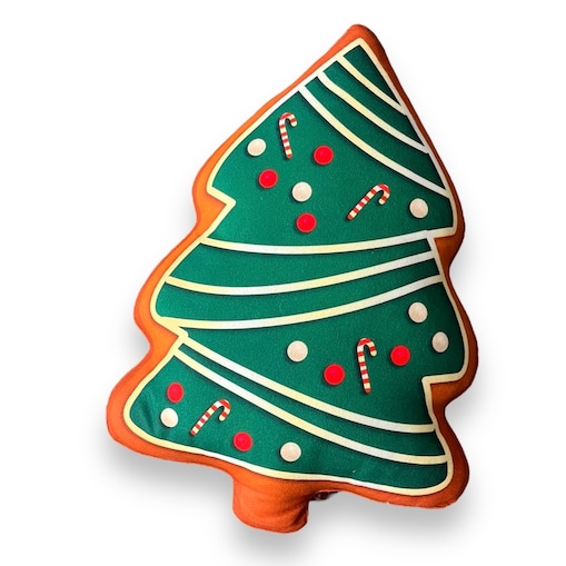 Poduszka piernik Choinka świąteczna zielona