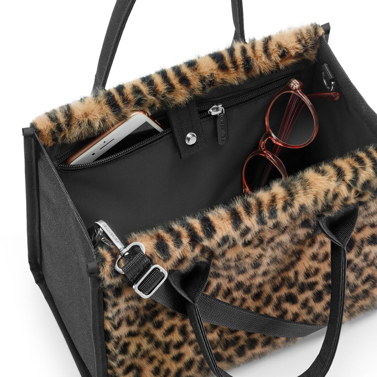 Torba DAILY SHOPPER XS, leo fake fur