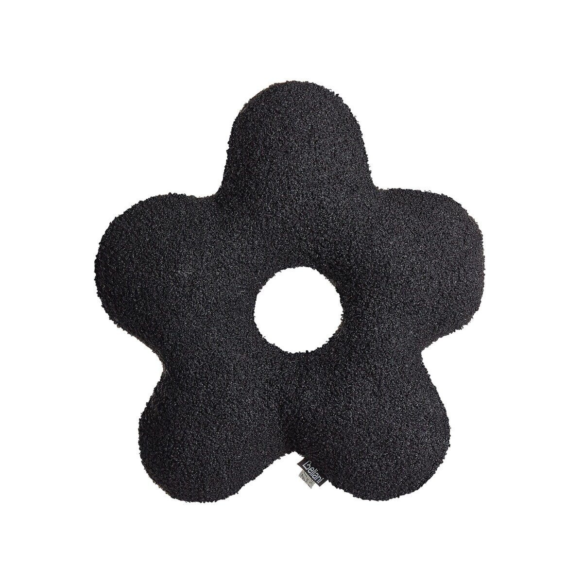 2 poduszki dekoracyjne teddy 40 x 40 cm czarne CAMPONULA