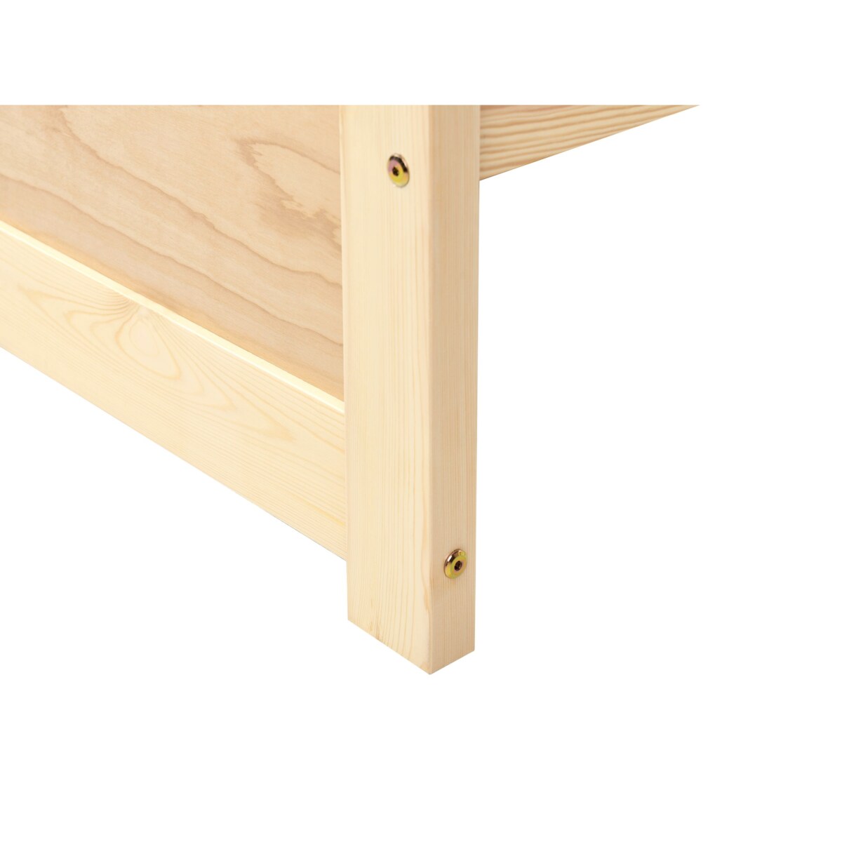 Łóżko OLENDON 90 x 200 cm Drewno Jasne drewno