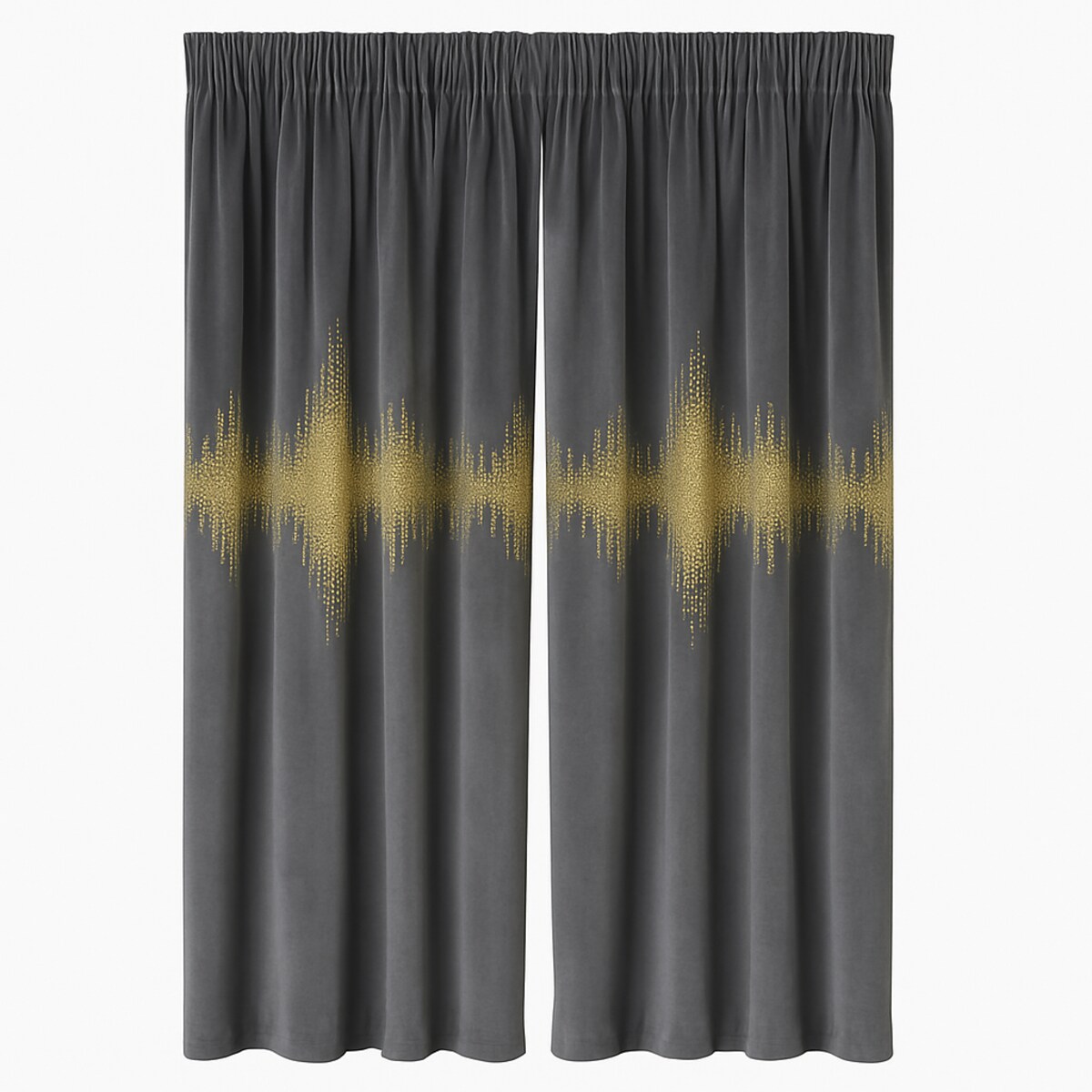 zasłona welurowa ecg gold 140x270 cm szary