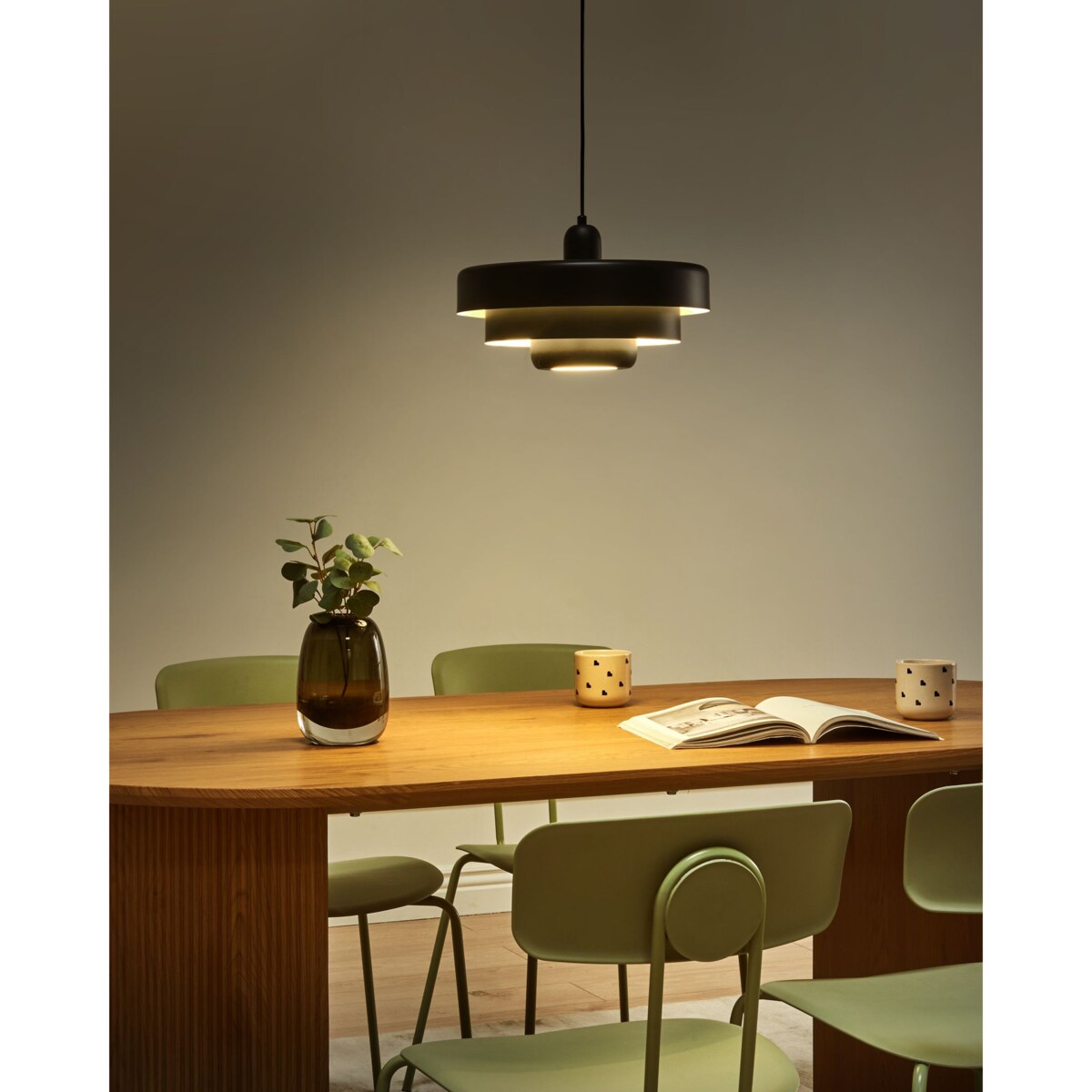 Lampa wisząca KOLGA Metal Czarny