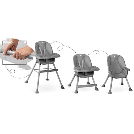 Krzesełko do karmienia dla dzieci regulowane fotelik Nukido
