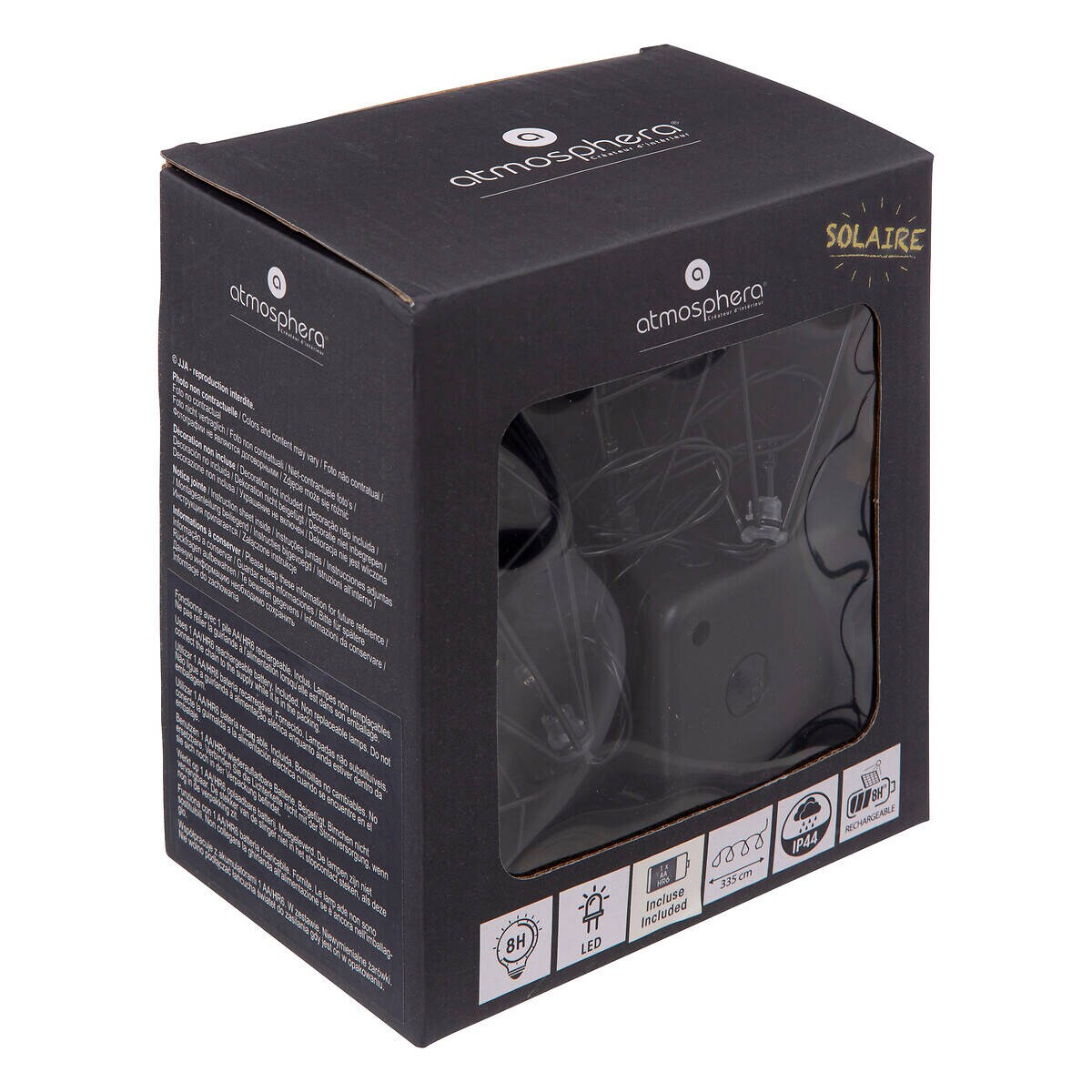 Girlanda solarna ogrodowa, dł. 335 cm