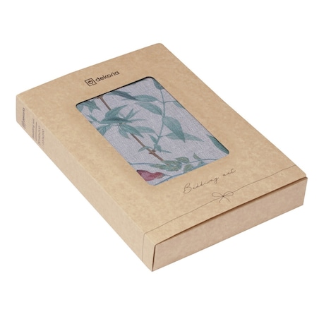 Komplet pościeli bawełnianej Leafy Charm 160x200cm, 160 x 200 xm