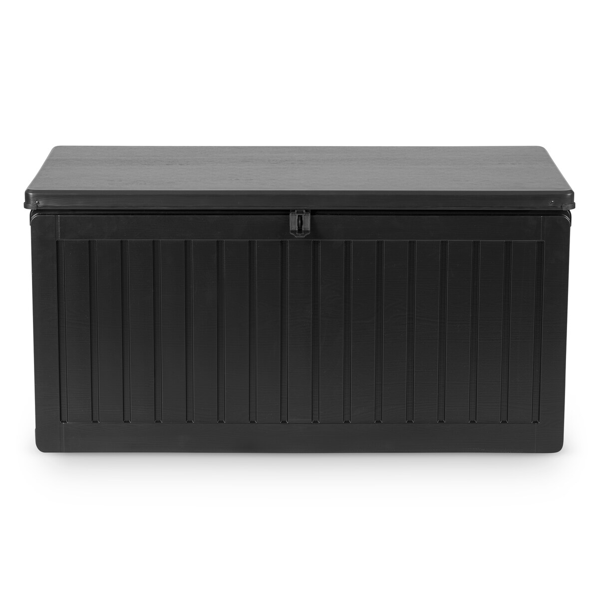 Skrzynia ogrodowa balkonowa 109x51,5x55 cm 270 litrów czarna Plonos