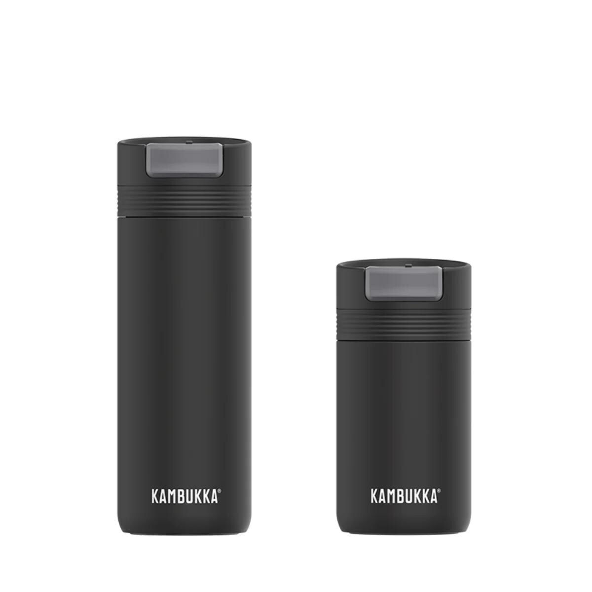 2x Kubek termiczny Cabo 500ml + 300ml Zestaw na kawę Kambukka Paint It Black