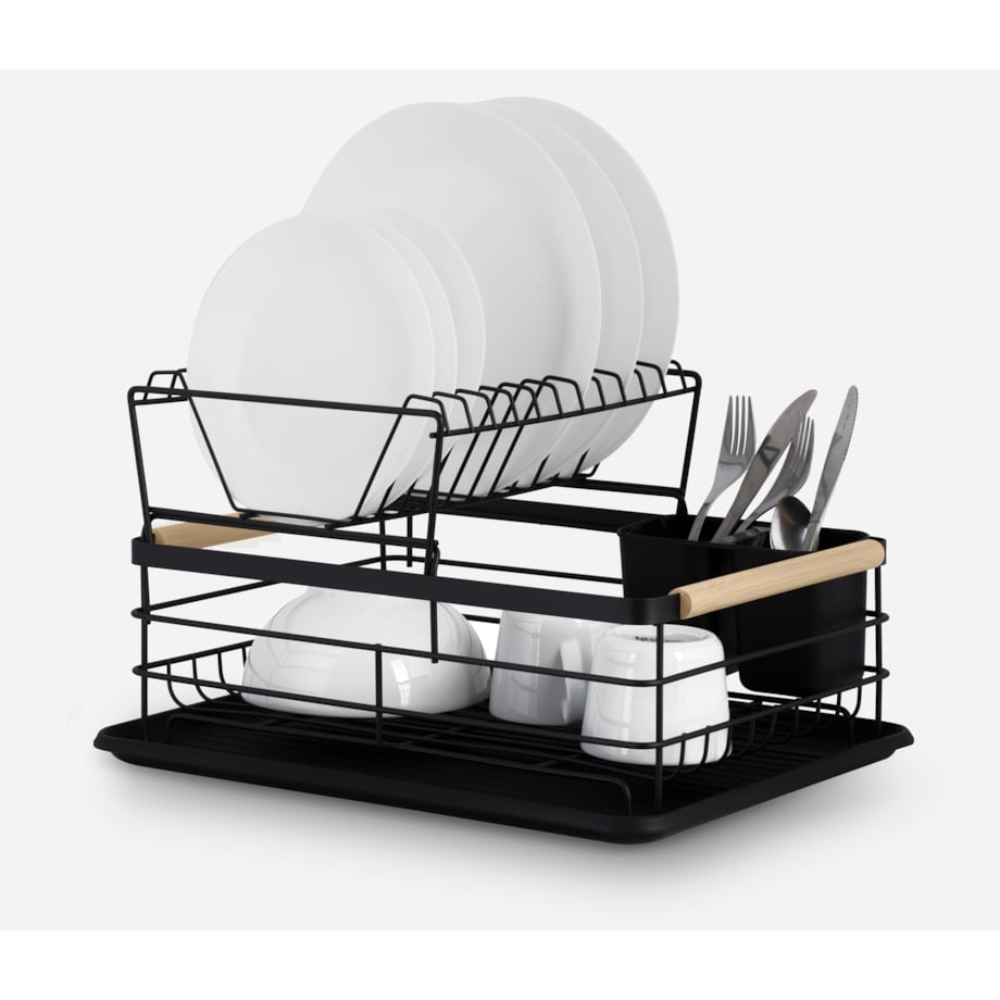 Suszarka do naczyń ociekacz stojąca tacka Massido + dozownik na płyn