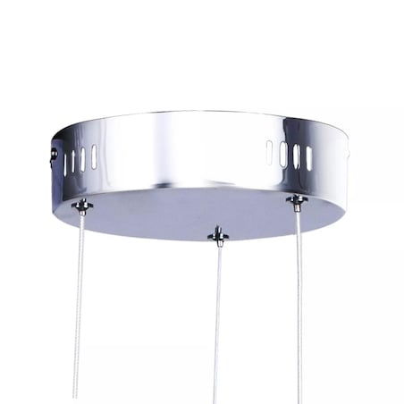 Żyrandol z kryształkami Crystal net 7783-54P Step glamour ażurowy chrom