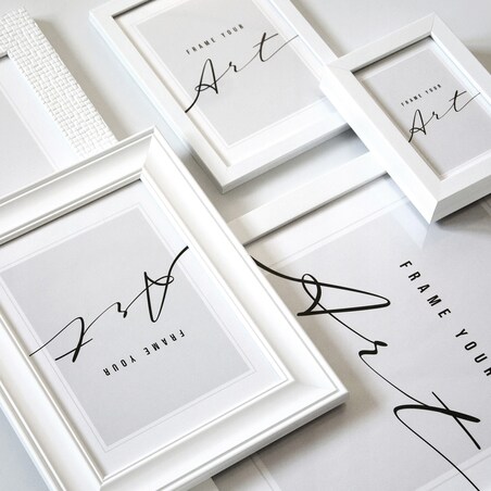 Ramka, biały, 18x24, ramki na zdjęcia, Knor - ramki do zdjęć