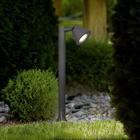 Zewnętrzna lampa stojąca Kaveri 506060142 ruchomy słupek antracyt