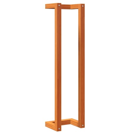 vidaXL Wieszak na ręczniki, woskowy brąz, 23x18x90 cm, drewno sosnowe