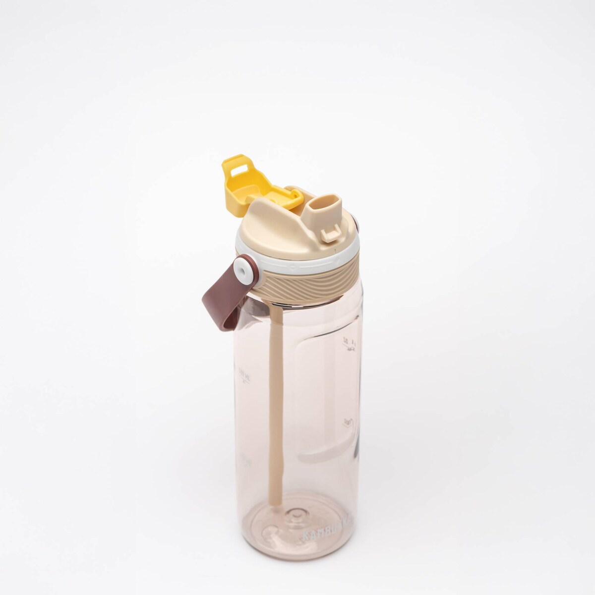 Butelka na wodę z tritanu bidon sportowy ze słomką Dupla 750ml - Desert Sand