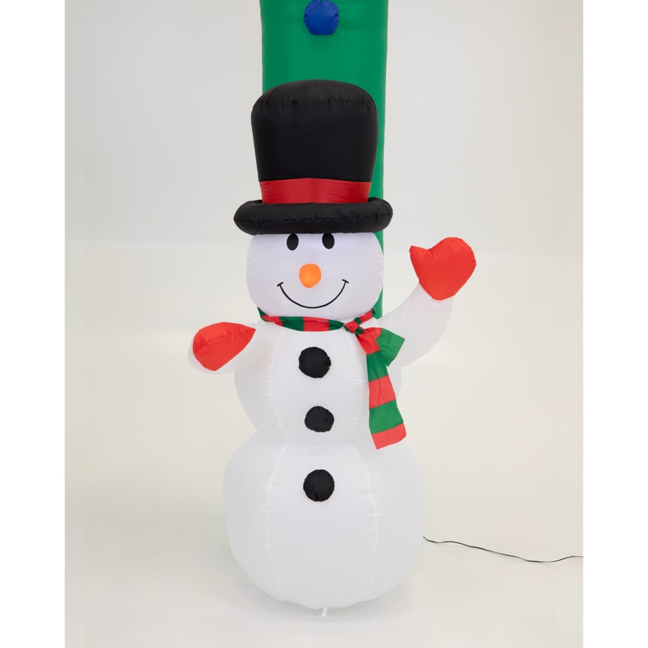 Łuk Świąteczny Pompowany Led Mikołaj Bałwan