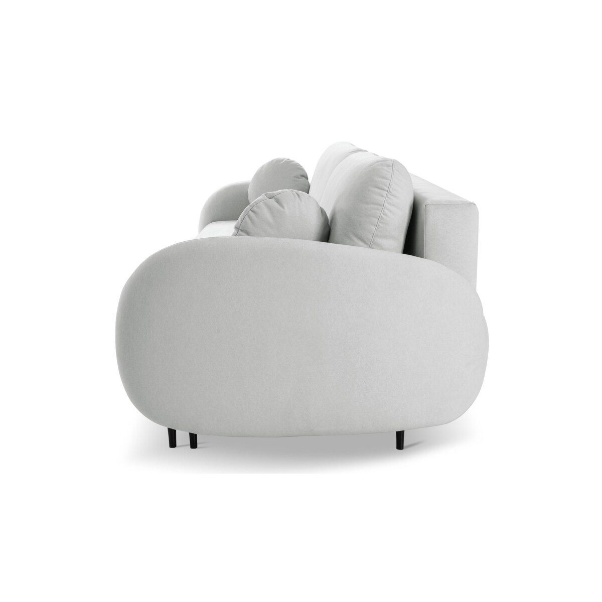 Nowoczesna sofa z funkcją spania SOFTI- SZARY