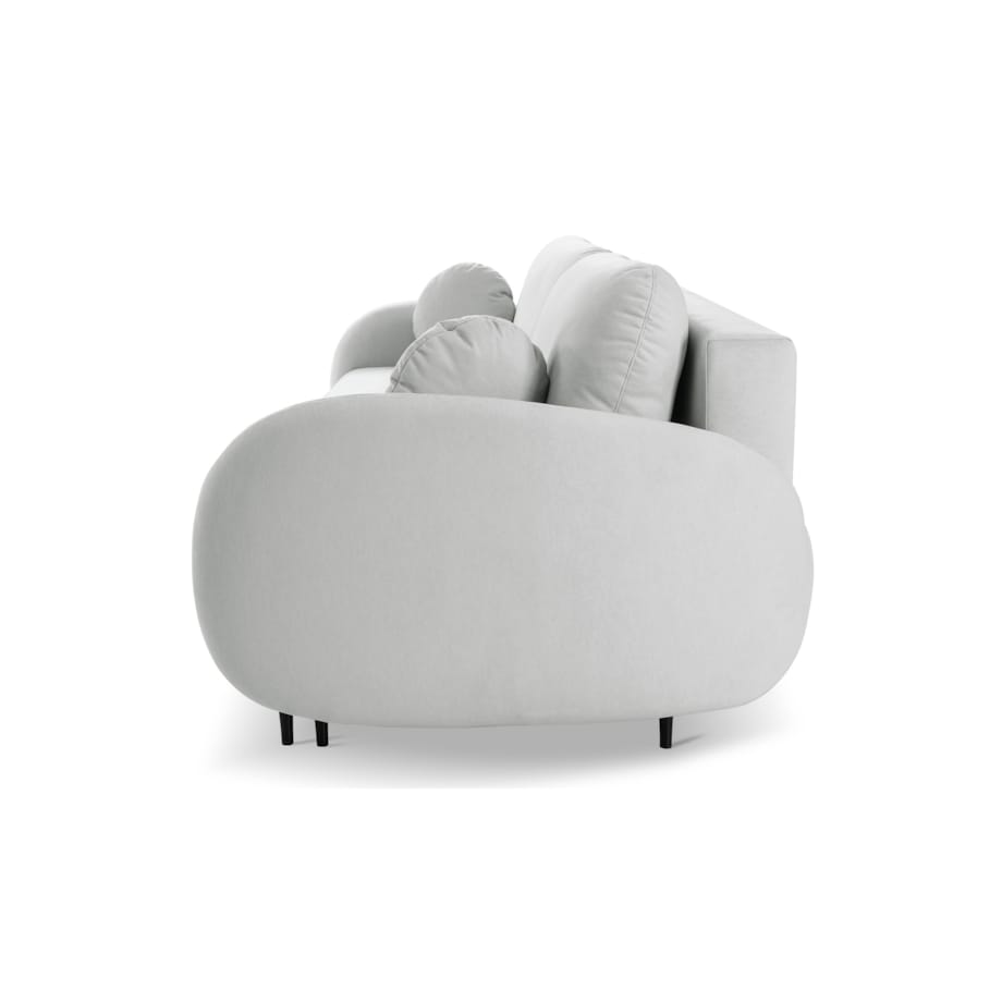 Nowoczesna sofa z funkcją spania SOFTI- SZARY