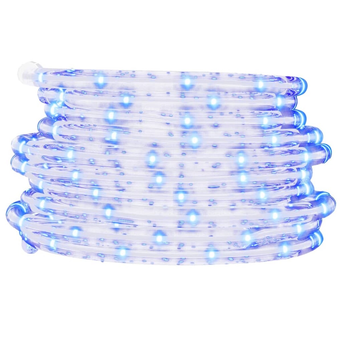 vidaXL Wąż świetlny, 240 LED, zimna biel, 10 m, PVC