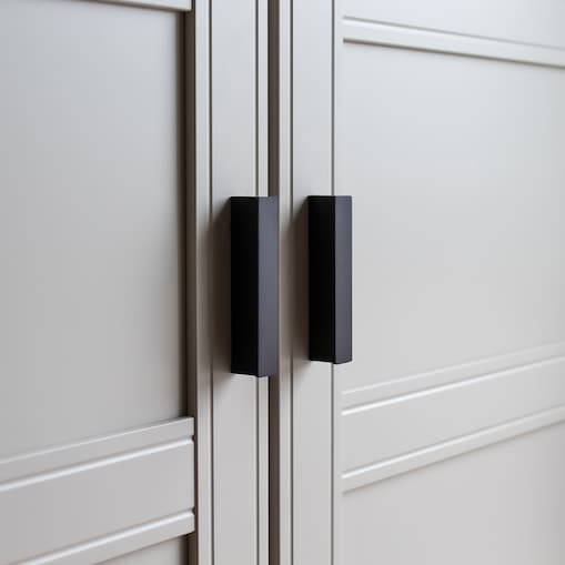 Uchwyt do mebli szafek szuflad meblowy czarny 100 mm