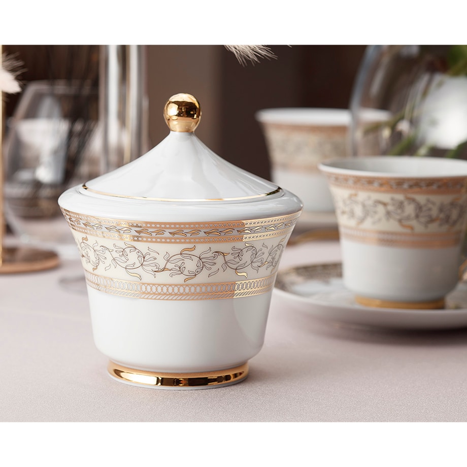 Garnitur do kawy dla 6 osób 22 el. Margaret Arabella G670