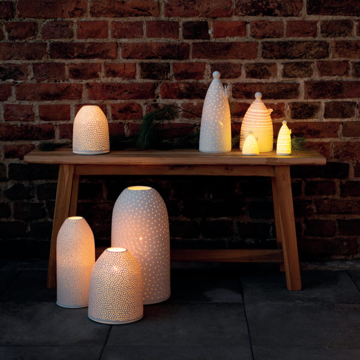 Lampion led ANIOŁEK, 11,7 cm